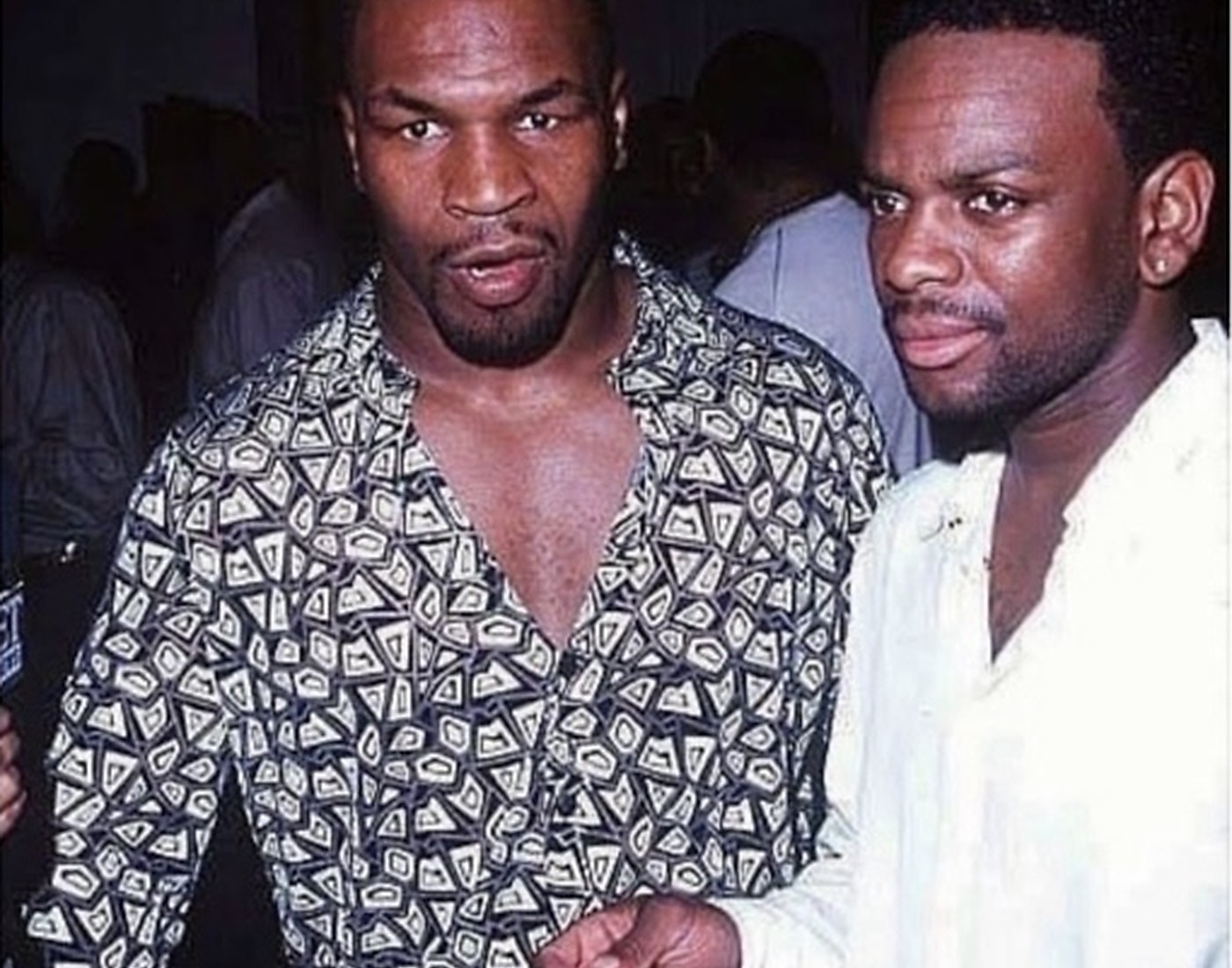 Mike Tyson with a friend